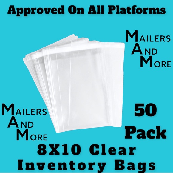 Other - 50 8X10 Clear Self Seal Adhesive Bags PRICE FIRM